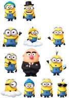 WYDRUK CUKROWY NA MASIE CUKROWEJ MINIONKI + GRATIS TEKST