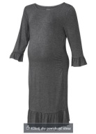 SUKIENKA DAMSKA CIĄŻOWA SZARA WISKOZA M ESMARA