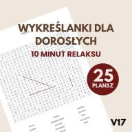 Wykreślanka PDF energia, aura & intencje – 54 strony relaksu