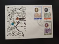 Życie i działalność Mikołaja Kopernika - FDC ze znaczkami Fi 1867-69