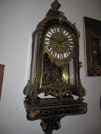 Sliczny Stary Zegar kominkowy Boulle XVIII w