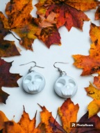 Kolczyki. Czaszki, Czaszka. Halloween.