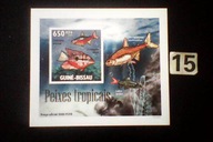 Ryby , Guine-Bissau , MNH cięty