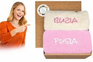 PREZENT NA DZIEŃ KOBIET ŚMIESZNY ZESTAW RĘCZNIKÓW DLA DZIEWCZYNY ŻONY NIEJ