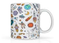 Kubek z nadrukiem KOSMOS dla dziecka na prezent urodziny