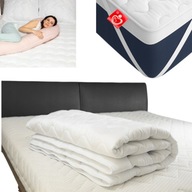PIKOWANY OCHRANIACZ NAKŁADKA NA MATERAC PODKŁAD 140x200 TOPPER POKROWIEC