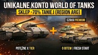 Konto WOT / World of Tanks EU | IS-7 MAUS E5 4xPREM | ARGENTYNA -70% CENY