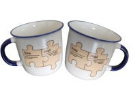 Kubek porcelanowy 400 ml Mąż Żona
