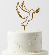 topper na tort GOŁĄBEK PIERWSZA KOMUNIA ŚWIĘTA!!!kolory