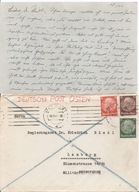 LWÓW LEMBERG -koperta DEUTSCHE POST OSTEN -obieg 1941 rok korespondencja