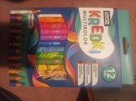 Kredki ołówkowe multikolor 12 sztuk trójkątne