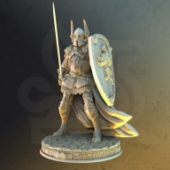 Sergeant - Silus Rycerz - DM Stash - figurka RPG DnD D&D - druk 3D 14K