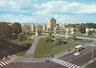 PIŁA - PLAC ZWYCIĘSTWA - POMNIK - SYRENA - MERCEDES