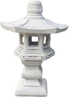 JAPOŃSKA LATARNIA LAMPA NA PODSTAWIE BETONOWA FIGURA OGRODOWA 12 kg 42 cm