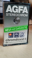 Kaseta magnetofonowa AGFA chromdioxid II stereochrom