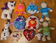 ZESTAW MASKOTEK PLUSZAKÓW -11 SZTUK