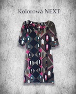 NEXT**Kolorowa Sukienka Dzianinowa Wiskoza**44/XXL