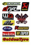 NAKLEJKI NA MOTOR MOTOCYKL MOTOREX PROTAPER AIROH
