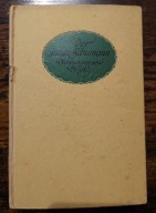 Der junge Schuman. Dichtungen und Briefe, 1910