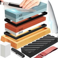 OSTRZAŁKA DO NOŻY KUCHENNYCH DŁUT KAMIENIE WODNE ZESTAW 9w1 XXL