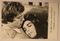 Ali Mac Graw i Ryan O'Neal w filmie "Love story" , CIEKAWE ZDJĘCIE, ULOTKA