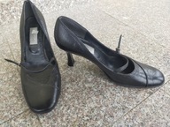 ELDA nr 39-40 eleganckie czółenka skóra nowe