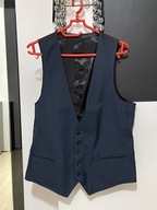 T Kamizelka elegancka Selected Homme granat delikatna krateczka granat S