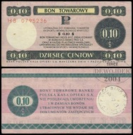 BNV - POLSKA PRL PEWEX 10 Centów 1979 HB 0795236 # B27b # st 3