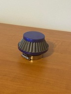 NIEBIESKI FILTR POWIETRZA STOŻKOWY CROSS, MOTOCYKL 35mm