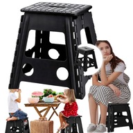 TABORET STOŁEK SKŁADANY ANTYPOŚLIZGOWY 40CM DUZY KRZESŁO PODEST SOLIDNY