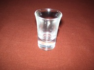 KIELISZEK DO WÓDKI 25 ML - FRANCE - GRUBE SZKŁO