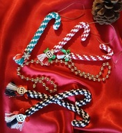 Ozdoby choinkowe handmade makrama