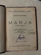 Antoni Malczewski Marja Powieść ukraińska 1925 MARIA