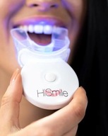 HISMILE LAMPA LED DO WYBIELANIA ZĘBÓW + SILIKONOWA NAKŁADKA NA ZĘBY