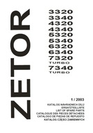 Zetor Major 3320...5340, 6320...7340 Turbo - katalog części PL (1/2003)