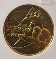 2 ZŁ ZŁOTE GN 2000 20 LAT SOLIDARNOŚCI GCN MS68 - RZADKOŚĆ, RARYTAS