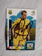 Karta panini autograf Ukraina Euro 2012 Gusev