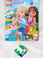 czasopismo lego Friends klocki stół do ping-ponga