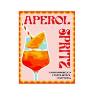 Plakat „Aperol Spritz” – Retro Plakat Koktajlowy