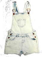 DENIM SPODNIE SPODENKI OGRODNICZKI JEANS BDB+