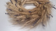 Wianek naturalny z suszonej trawy n2