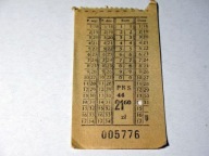 PKS Kuźnica - Gdynia 1964 rok - PRL - bilet 115