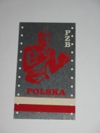 POLSKI ZWIĄZEK BOKSERSKI POLSKA SĘDZIA BOKSU pamiątka-blacha