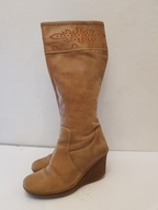 BOTKI CLARKS KOZAKI BUTY SKÓRZANE EUR.37 \23 CM