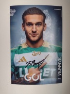 Zdjęcie 10x15 autograf Lechia Gdańsk sezon 2025/26 Gol Bohdan Viunnyk