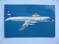 M. HIBNER POLSKIE LINIE LOTNICZE LOT SAMOLOT PASAŻERSKI ILJUSZYN 18