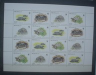 Ark Mi 2046 - 2049 ** MONAKO MONACO ŻÓŁWIE WWF