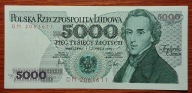 PRL 5000 zł 1982 DM 2061611 Stan -1/1