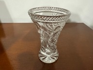 Wazonik kryształowy z czasów PRL lata 70 te 20 wieku Vintage