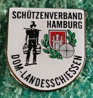 ODZNAKA SCHÜTZENVERBAND HAMBURG - STOWARZYSZENIE STRZELECKIE HAMBURG NIEMCY